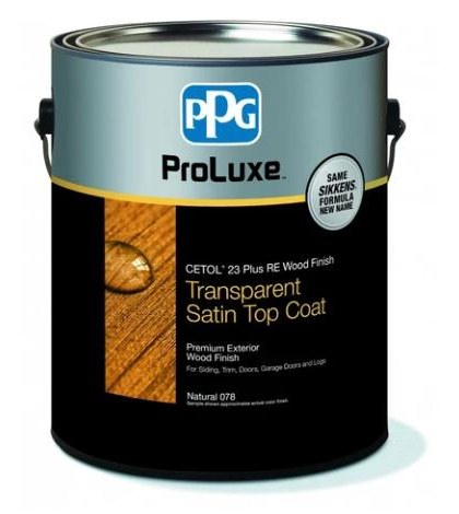 Sikkens Cetol 23 Plus RE — now PPG ProLuxe 23 Top Coat RE Wood Finish